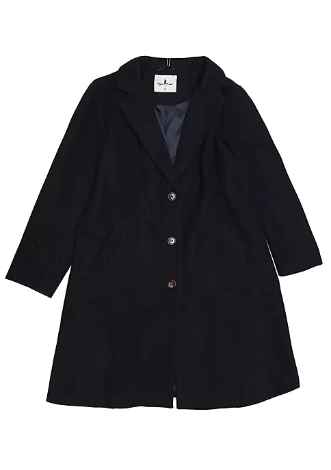 Agnes Orinda Women's Plus Size Winter Coats Elegant Notched Lapel Single Breasted Trench Coat 12 Agnes Orinda Women's Plus Size Winter Coats Elegant Notched Lapel Single Breasted Trench Coat - Image 10