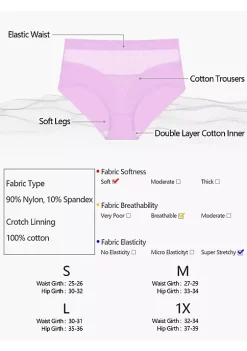 Agnes Orinda Women's 4 Packs Underwear Mid-Rise Soft Hipster Briefs Lace Panties -Agnes Orinda Store Belk 1010