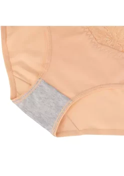 Agnes Orinda Women's 3 Packs Underwear Lace High-Rise Soft Full Breathable Briefs -Agnes Orinda Store Belk 1165