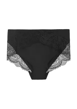 Agnes Orinda Women's Mid Waist Silky Comfy Lace Plus Size Breathable Briefs Panties -Agnes Orinda Store Belk 1220