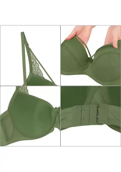 Agnes Orinda Sey Lingerie for Women Piece Lace Lingerie Set Minimizer Underwire Bra and Panty Sets -Agnes Orinda Store Belk 1313