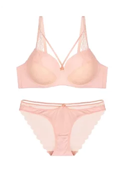 Agnes Orinda Sey Lingerie for Women Piece Lace Lingerie Set Minimizer Underwire Bra and Panty Sets -Agnes Orinda Store Belk 1319