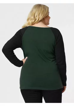 Agnes Orinda Women's Plus Size Tee Shirts Floral Skull Long Sleeve Tops -Agnes Orinda Store Belk 1396