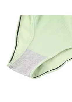 Agnes Orinda Women's 4 Packs Briefs Mid-Rise Soft Seamless Hipster Underwear -Agnes Orinda Store Belk 1446