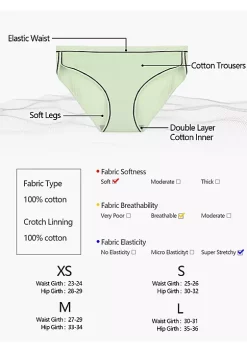 Agnes Orinda Women's 4 Packs Briefs Mid-Rise Soft Seamless Hipster Underwear -Agnes Orinda Store Belk 1447