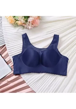 Agnes Orinda Women's Full Coverage Seamless Original Wirefree Support Bralette Bras -Agnes Orinda Store Belk 1484
