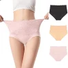Agnes Orinda Underpants for Women Stretch Mid High Waist Briefs Breathable Hipster Panties 3 Pack