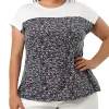 Agnes Orinda Women's Plus Size T Shirt Dolman Sleeve Summer Floral Top 2 Agnes Orinda Women's Plus Size T Shirt Dolman Sleeve Summer Floral Top -Agnes Orinda Store Belk 1511