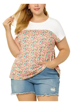 Agnes Orinda Women's Plus Size T Shirt Dolman Sleeve Summer Floral Top 19 Agnes Orinda Women's Plus Size T Shirt Dolman Sleeve Summer Floral Top -Agnes Orinda Store Belk 1516