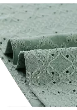 Agnes Orinda Women's Plus Size V Neck Hollow Flare Short Sleeve T-Shirts Knit Summer Tops -Agnes Orinda Store Belk 1660