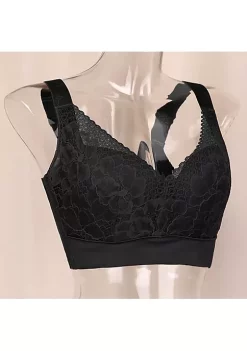 Agnes Orinda Women's Push Up Bras for Full Coverage Comfort Wirefree Lift Lace Non Padded Bra -Agnes Orinda Store Belk 1681
