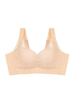 Agnes Orinda Women's Push Up Bras for Full Coverage Comfort Wirefree Lift Lace Non Padded Bra -Agnes Orinda Store Belk 1684