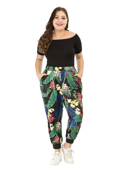 Agnes Orinda Women's Plus Size Sweatpants Elastic Pockets Jogger Tropical Floral Harem Pants Mothers Day 24 Agnes Orinda Women's Plus Size Sweatpants Elastic Pockets Jogger Tropical Floral Harem Pants Mothers Day -Agnes Orinda Store Belk 1773