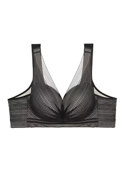 Agnes Orinda Women's Full Coverage 5 Hooks Lace Trim Adjustable Straps Comfort Bra -Agnes Orinda Store Belk 1813