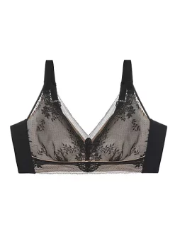 Agnes Orinda Women's Full Coverage Bra Floral Lace Lightweight Push Up Bralette Everyday Bras -Agnes Orinda Store Belk 1834