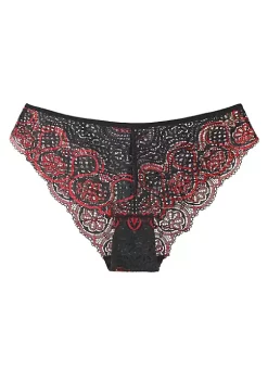 Agnes Orinda Women's Mid-Rise Seamless Bikini Comfort Lace Cheeky Underwear -Agnes Orinda Store Belk 1853