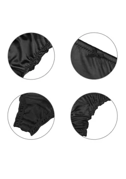 Agnes Orinda Women's Satin Soft Mid-Rise Ruffle Hipster Thong Underwear -Agnes Orinda Store Belk 1874