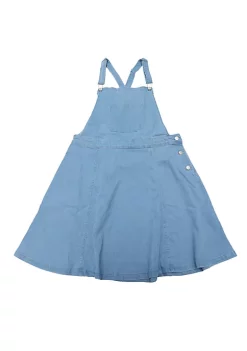 Agnes Orinda Women's Plus Size Suspender Jeans Adjustable Strap A-Line Denim Overall Dress -Agnes Orinda Store Belk 188