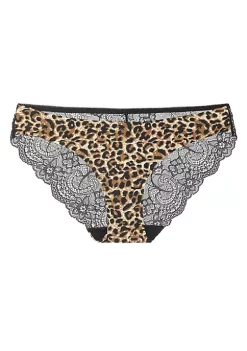Agnes Orinda Women's Leopard Printed Cheeky Underwear Lace Bikini Hipster Brief -Agnes Orinda Store Belk 1890