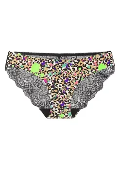 Agnes Orinda Women's Leopard Printed Cheeky Underwear Lace Bikini Hipster Brief -Agnes Orinda Store Belk 1891