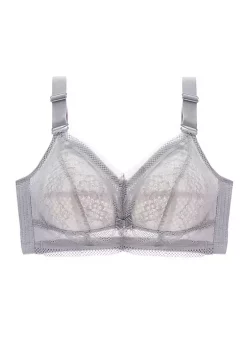Agnes Orinda Women's Push-Up Wirefree 4-Hook Lace Trim Adjustable Straps Comfort Bra -Agnes Orinda Store Belk 1897