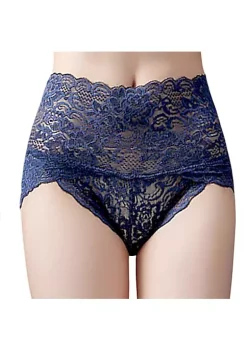 Agnes Orinda Women's High-Rise Brief All-Lace Cotton Lining Cheeky Underwear -Agnes Orinda Store Belk 1975