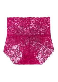 Agnes Orinda Women's High-Rise Brief All-Lace Cotton Lining Cheeky Underwear -Agnes Orinda Store Belk 1980