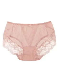 Agnes Orinda Women's Sheer Lace Trim High Rise Solid Brief Stretchy Underwear -Agnes Orinda Store Belk 2002