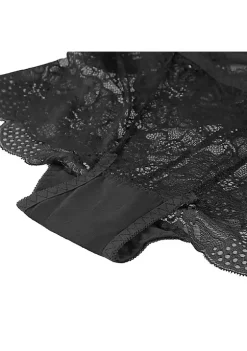 Agnes Orinda Women's Lace Trim Brief High-Rise Solid Brief Stretchy Underwear -Agnes Orinda Store Belk 2005