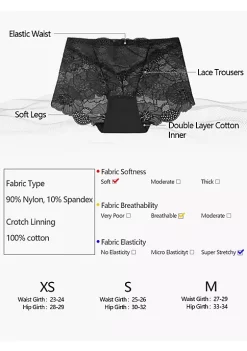 Agnes Orinda Women's Lace Trim Brief High-Rise Solid Brief Stretchy Underwear -Agnes Orinda Store Belk 2007