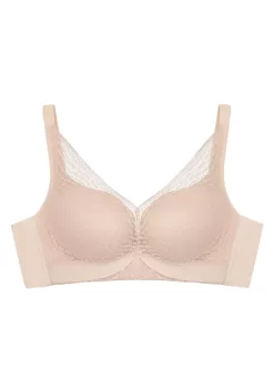 Agnes Orinda Women's Push-Up 4 Hooks Lace Trim Adjustable Straps Comfort Bra -Agnes Orinda Store Belk 2033