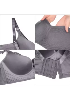 Agnes Orinda Women's Lace Bras Full Coverage Minimizer Push Up Wirefree Seamless Bra -Agnes Orinda Store Belk 204