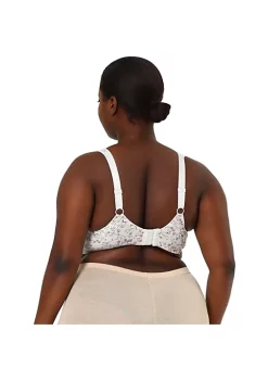 Agnes Orinda Women's Full Figure Wireless Comfort 3 Hooks Adjustable Straps Bra -Agnes Orinda Store Belk 2079
