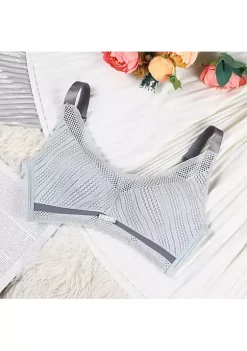 Agnes Orinda Women's Push-Up Bralette Lace Trim Adjustable Straps 4-Hook Comfort Bra -Agnes Orinda Store Belk 2090