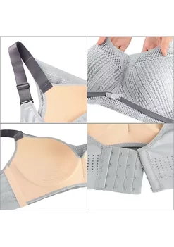 Agnes Orinda Women's Push-Up Bralette Lace Trim Adjustable Straps 4-Hook Comfort Bra -Agnes Orinda Store Belk 2091