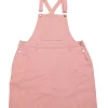 Agnes Orinda Women's Plus Size Raw Hem Denim Suspender Ripped Overall Dress Pink 5X -Agnes Orinda Store Belk 2169