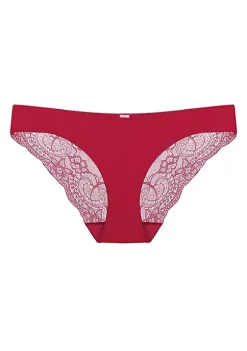Agnes Orinda Women's Mid-Rise Laceback Seamless Hipster Cheeky Underwear
