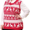 Agnes Orinda Plus Size Sweater Vest for Women V Neck Sleeveless Knit Pullover Sweater Vests -Agnes Orinda Store Belk 2185