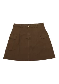 Agnes Orinda Women's Plus Size Jean Spring A Line Zipper Front Mini Skirt -Agnes Orinda Store Belk 2209