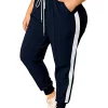 Agnes Orinda Women's Plus Size Sweatpants Elastic Contrast Color Lounge Jogger Pants Valentines -Agnes Orinda Store Belk 2237