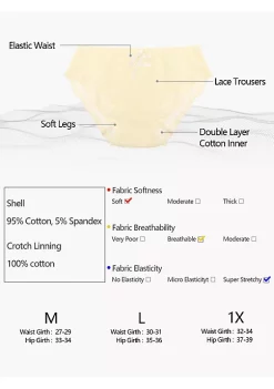Agnes Orinda Women's Mid-Rise Cute Floral Lace Brief Stretchy Cheeky Underwear -Agnes Orinda Store Belk 2284