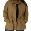 Agnes Orinda Women's Plus Size Jackets Lightweight Anorak Drawstring Utility Jacket -Agnes Orinda Store Belk 24