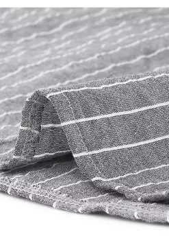 Agnes Orinda Women's Plus Size Sleeveless Shirts, Office Classic Striped Button Down Tank Top -Agnes Orinda Store Belk 263