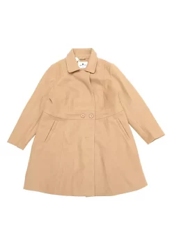 Agnes Orinda Plus Size Peacoat for Women Elegant Notched Lapel Single Winter Breasted Trench Coat Jacket -Agnes Orinda Store Belk 379