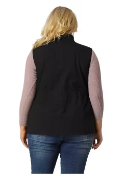 Agnes Orinda Plus Size Utility Vest for Women Lightweight Sleeveless Anorak Cargo Drawstring Jacket -Agnes Orinda Store Belk 401