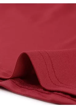 Agnes Orinda Women's Plus Size Short Sleeves Blouses, Ruched Round Neck Casual Top -Agnes Orinda Store Belk 492