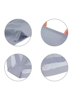 Agnes Orinda Women's Laser Cut Mesh Soft High Rise Brief Solid Stretchy Underwear -Agnes Orinda Store Belk 582