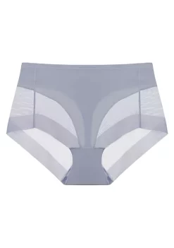 Agnes Orinda Women's Laser Cut Mesh Soft High Rise Brief Solid Stretchy Underwear -Agnes Orinda Store Belk 585