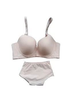 Agnes Orinda Women's Underwire Solid Seamless Comfort Push-Up Bra and Underwear Set -Agnes Orinda Store Belk 590