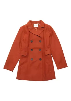 Agnes Orinda Women's Plus Size Notched Lapel Double Breasted Long Coat -Agnes Orinda Store Belk 61